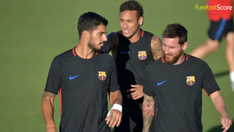 A chance de Neymar na Inter e o ressurgimento do trio MSN animam Suárez: